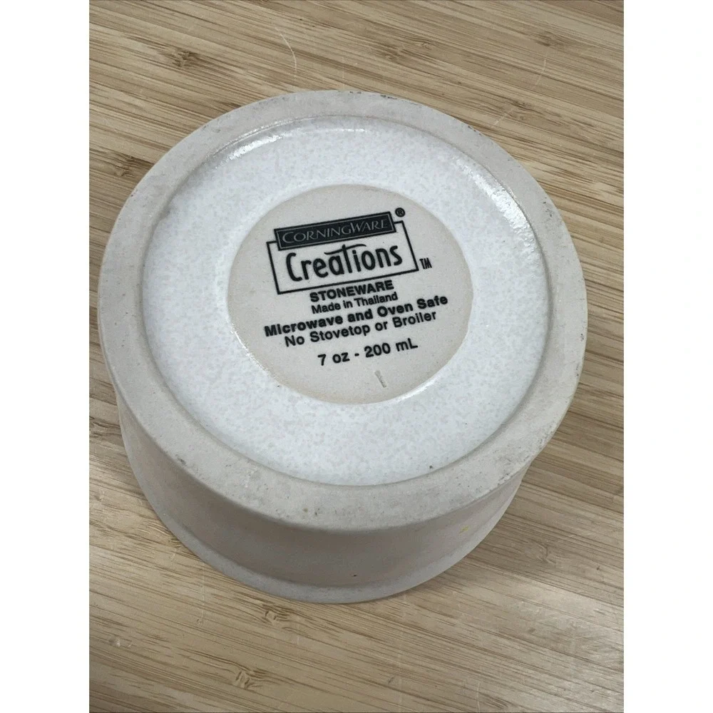CorningWare Creations Stoneware 7 oz -‎ 200 mL Ramekin Beige